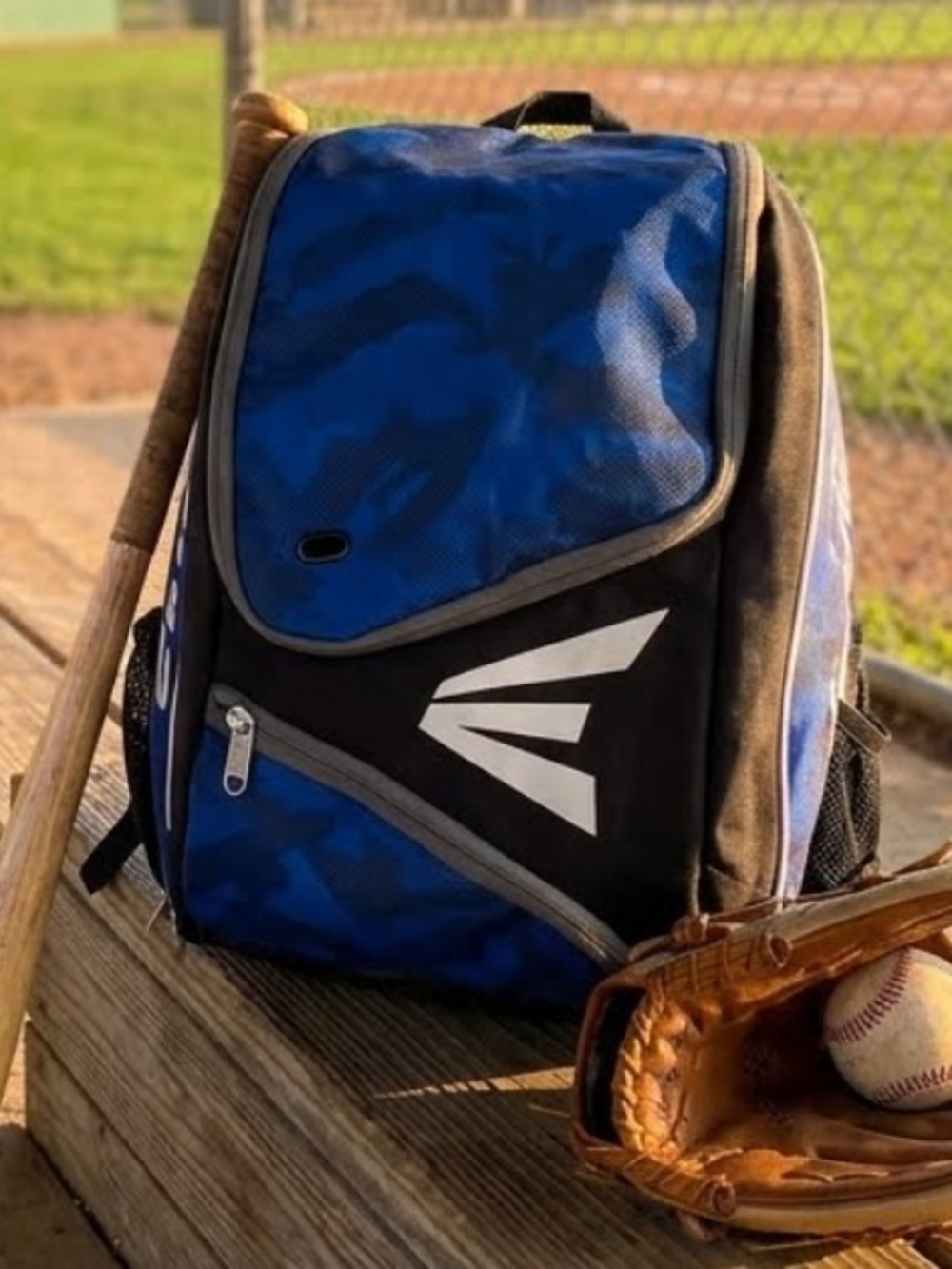 EASTON Youth Baseball / Softball Equipment Bat Bag Blue Camo
